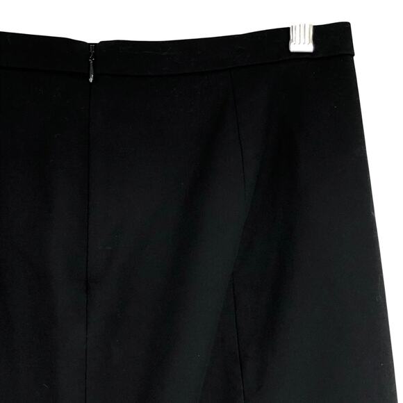 J Crew Womens Size 2 Skirt Pencil Straight Zip Rear Slit Career Black - Picture 10 of 15